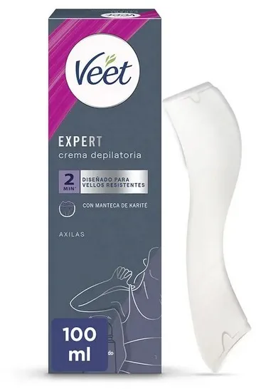 Veet - Expert Haarentfernungscreme Bikini & Empfindliche Bereiche 100 ml